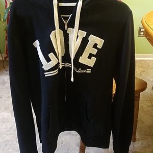 Fashion Nova "Love" Zipped Hoddle